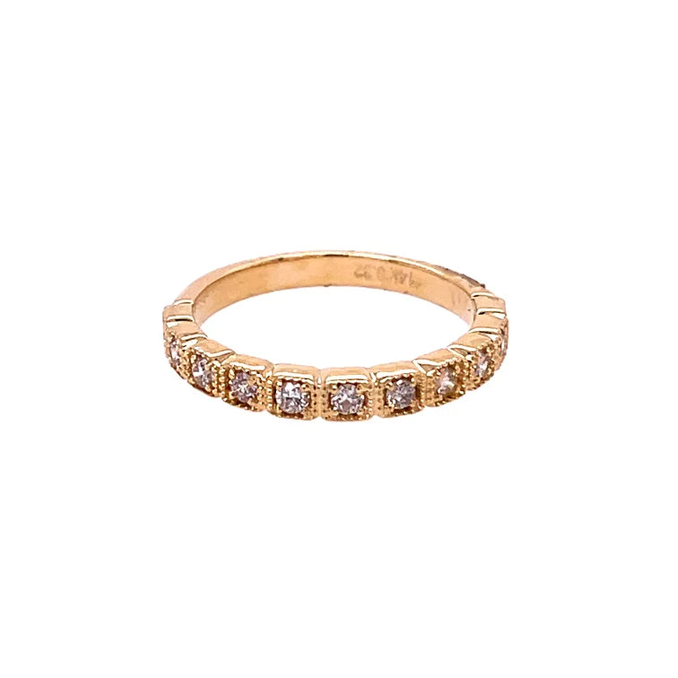 14kt Yellow Gold Diamond Ring