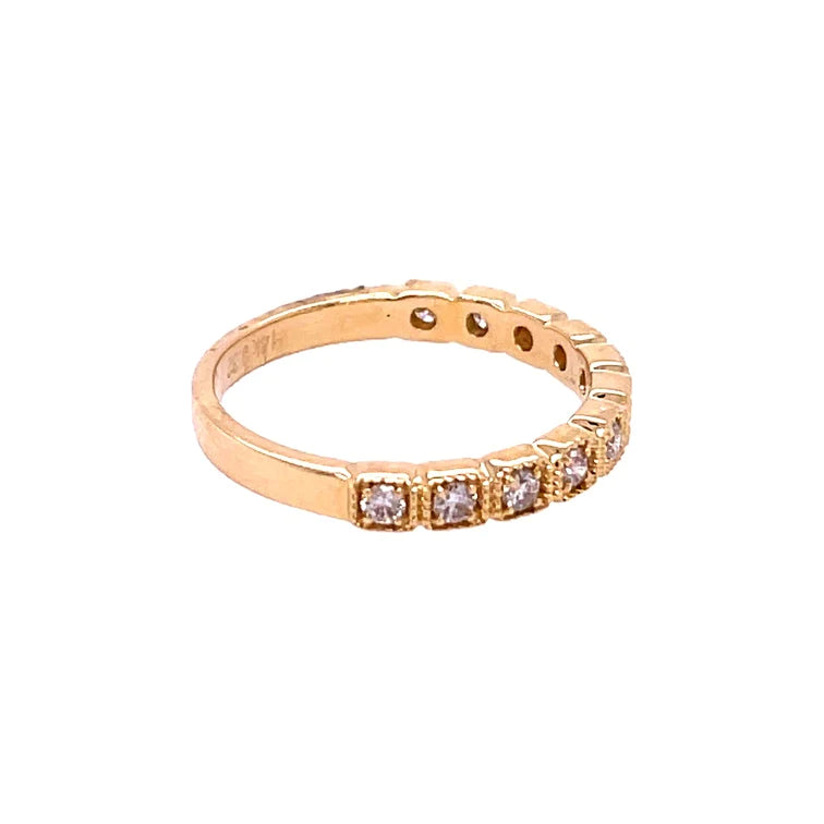 14kt Yellow Gold Diamond Ring