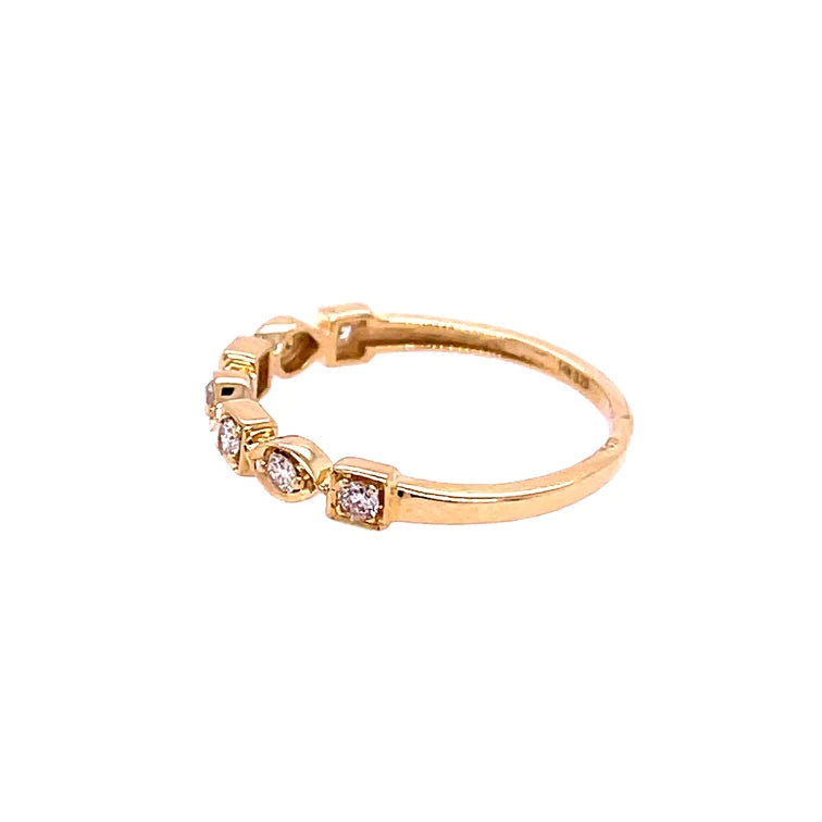 14kt Yellow Gold Diamond Ring
