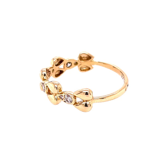 14kt Yellow Gold Diamond Ring