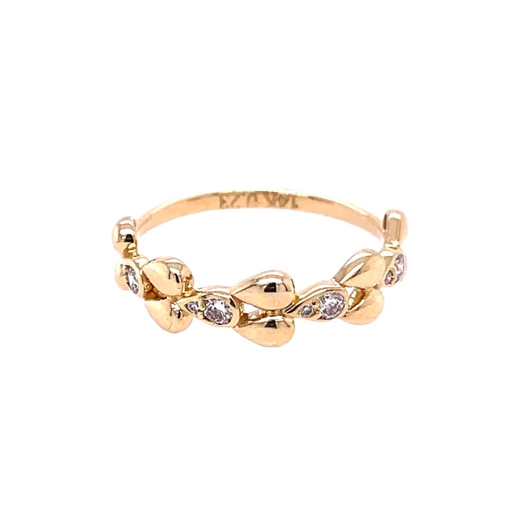 14kt Yellow Gold Diamond Ring