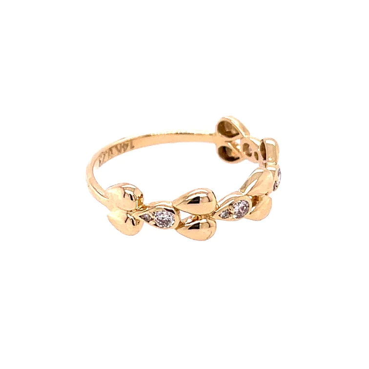 14kt Yellow Gold Diamond Ring