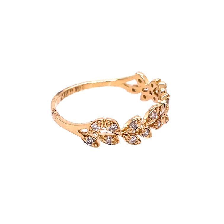 14kt Yellow Gold Diamond Ring