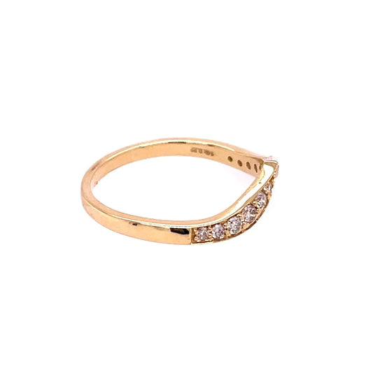 14kt Yellow Gold Diamond Ring