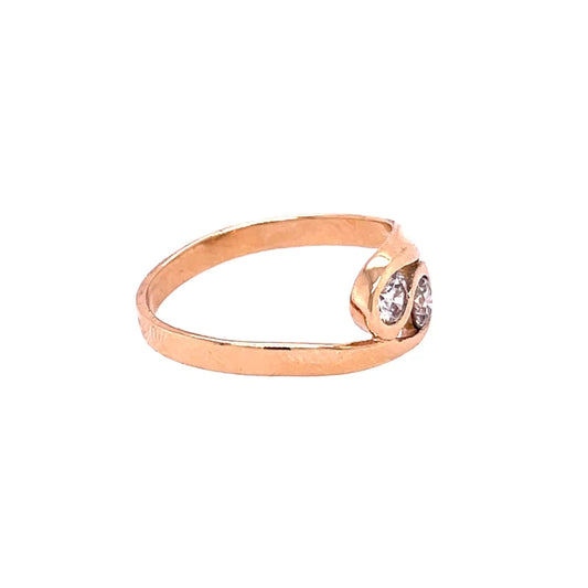 14kt Yellow Gold Diamond Ring