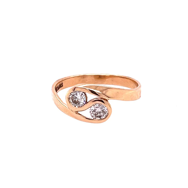14kt Yellow Gold Diamond Ring