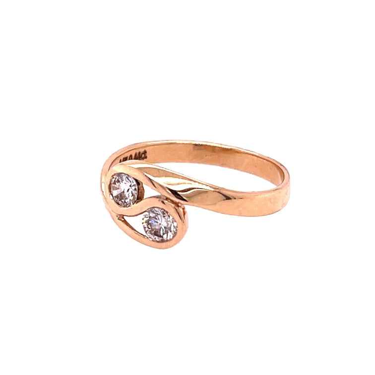 14kt Yellow Gold Diamond Ring
