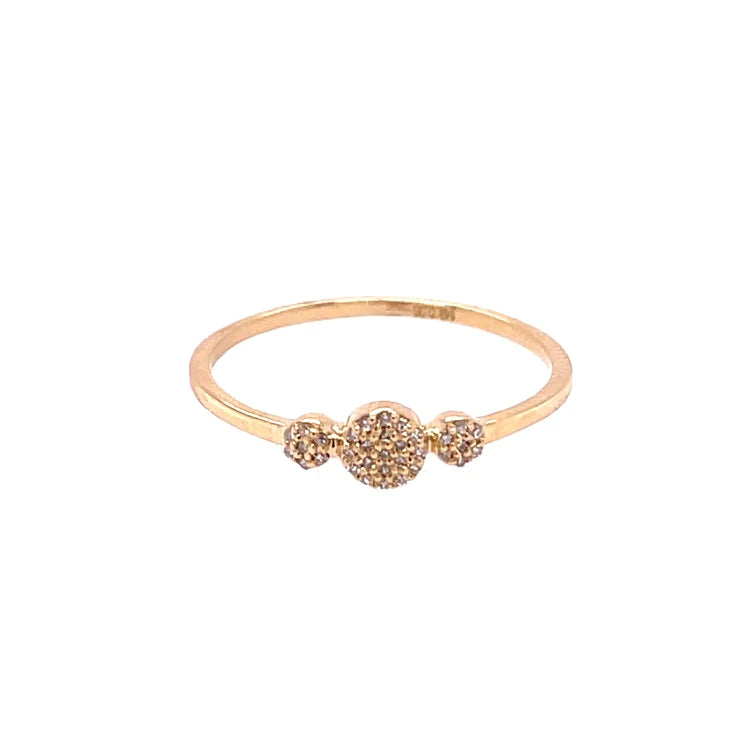14kt Yellow Gold Diamond Ring