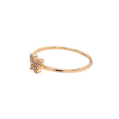 14KT YELLOW GOLD BUTTERFLY RING