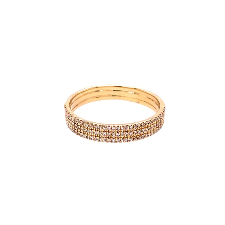 14kt Yellow Gold Diamond Ring