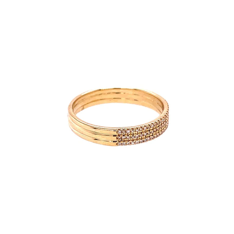 14kt Yellow Gold Diamond Ring