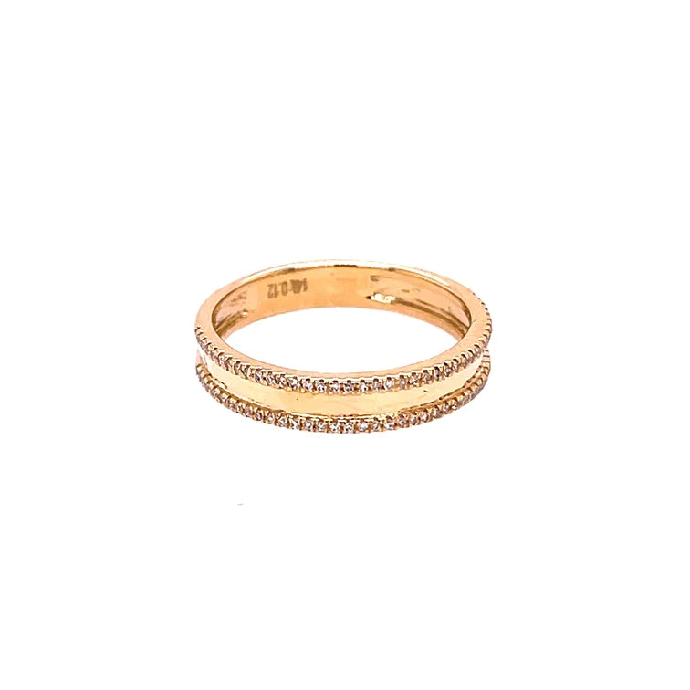 14kt Yellow Gold Diamond Ring