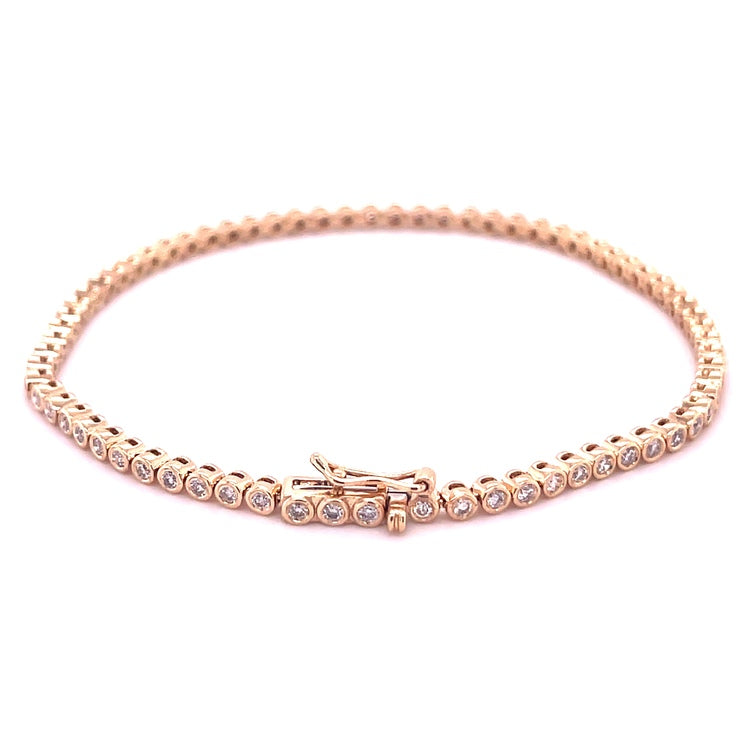 14kt Yellow Gold & diamond Bracelet