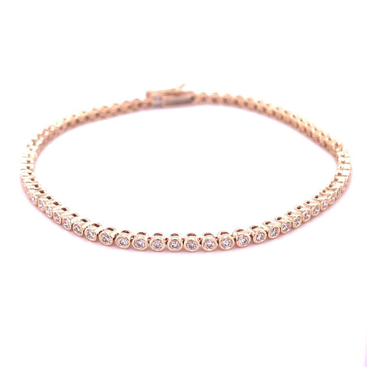 14kt Yellow Gold & diamond Bracelet