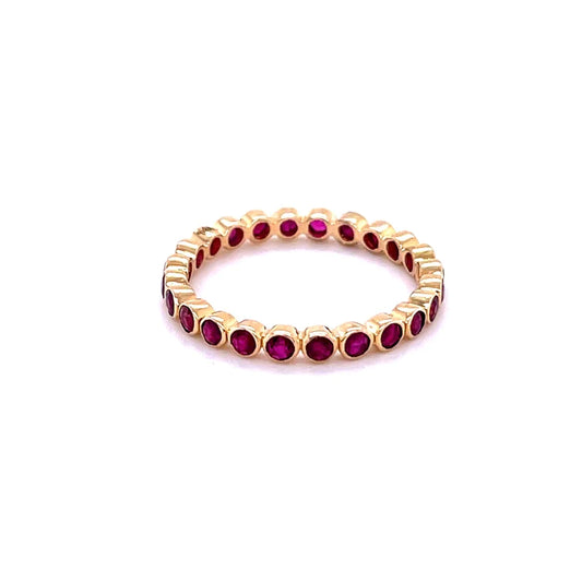 14kt Yellow Gold Ruby Ring