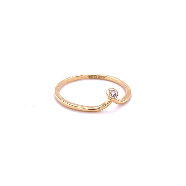 14kt Yellow Gold Diamond Ring