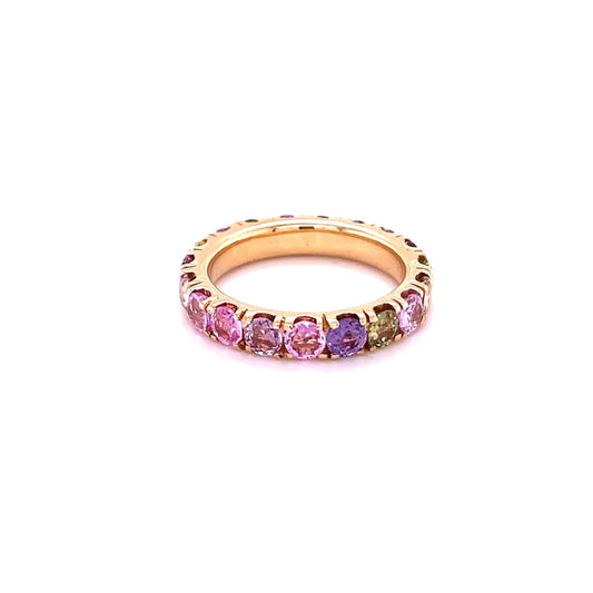 14kt Yellow Gold Multisapphire Ring