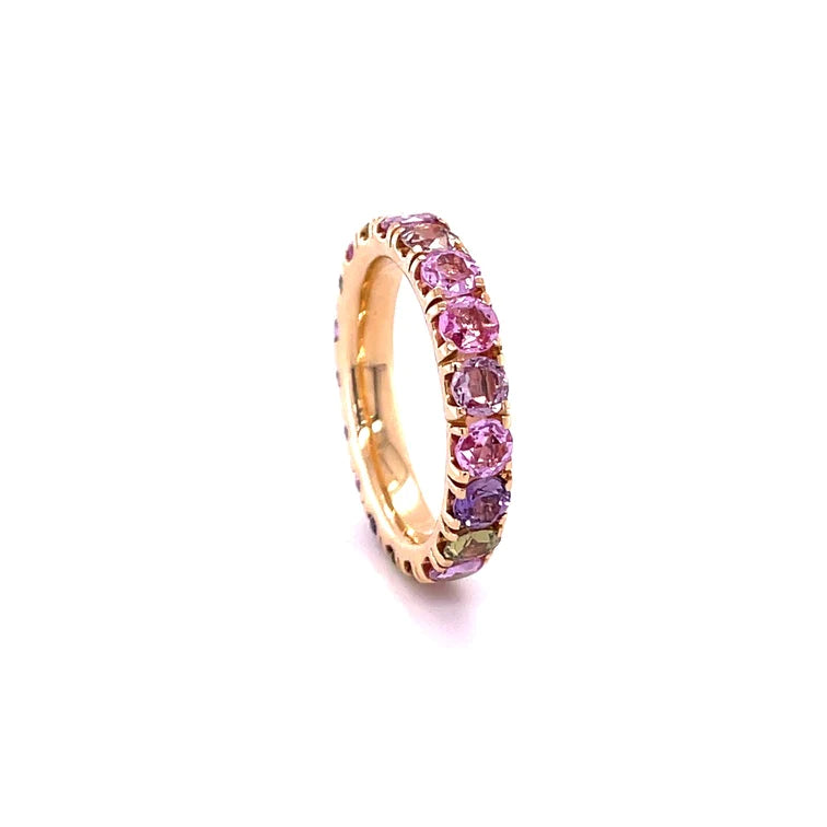 14kt Yellow Gold Multisapphire Ring
