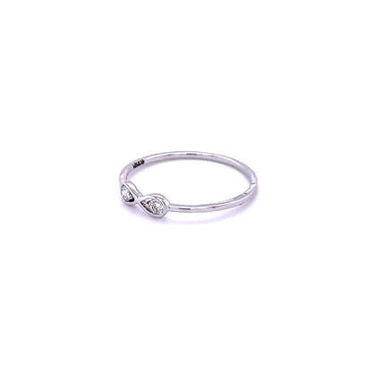 14kt White Gold With Diamonds Ring