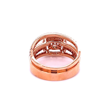 14kt Rose Gold With Diamonds Ring