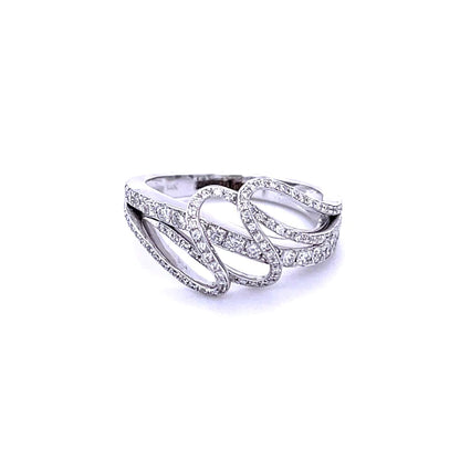 14kt White Gold With Diamond Ring