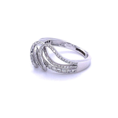 14kt White Gold With Diamond Ring