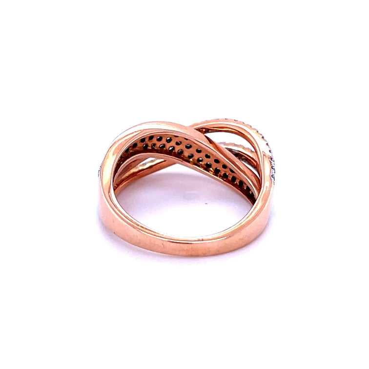 14kt Rose Gold With Diamonds Ring