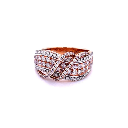 14kt Rose Gold With Diamonds Ring