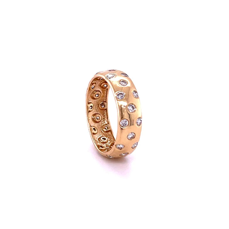 14kt Yellow Gold With Diamonds Ring