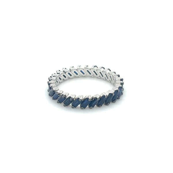 14kt White Gold Sapphire Ring