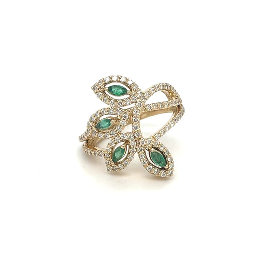 Emerald Diamond Ring