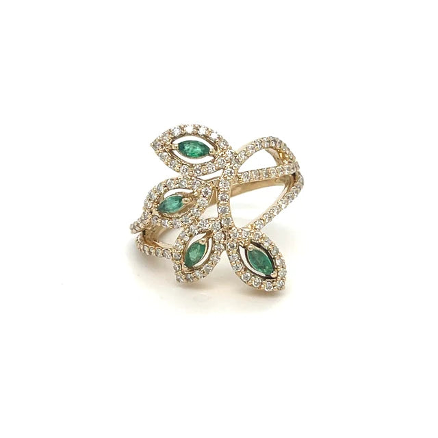 Emerald Diamond Ring