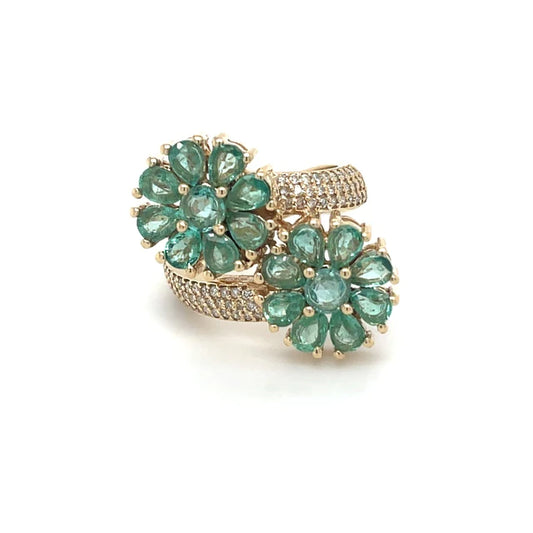 Emerald Diamond Ring