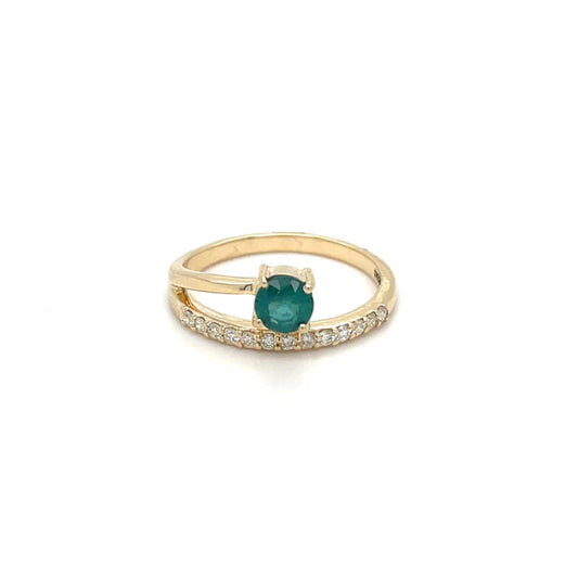 Emerald Diamond Ring