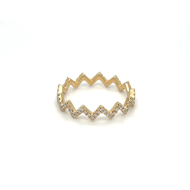 Yellow Gold Diamonds Ring
