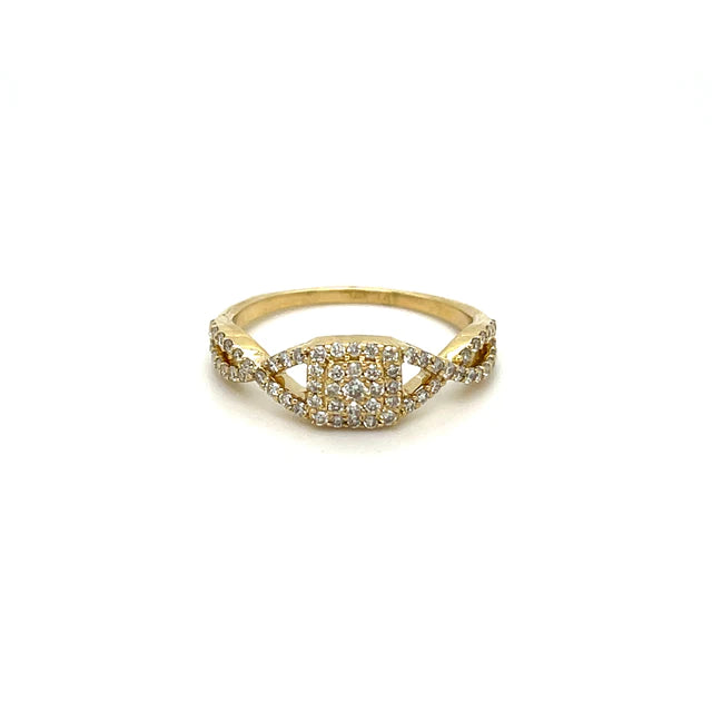 Yellow Gold Diamond Ring