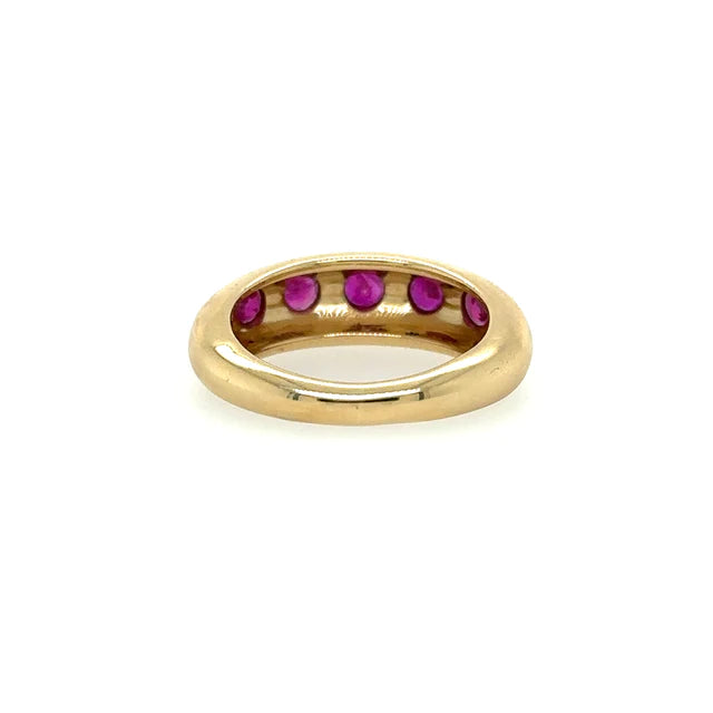 14kt Yellow Gold Ruby Ring