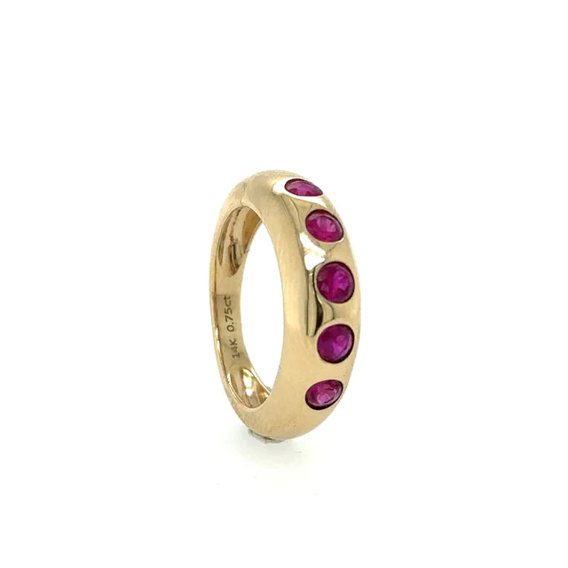 14kt Yellow Gold Ruby Ring