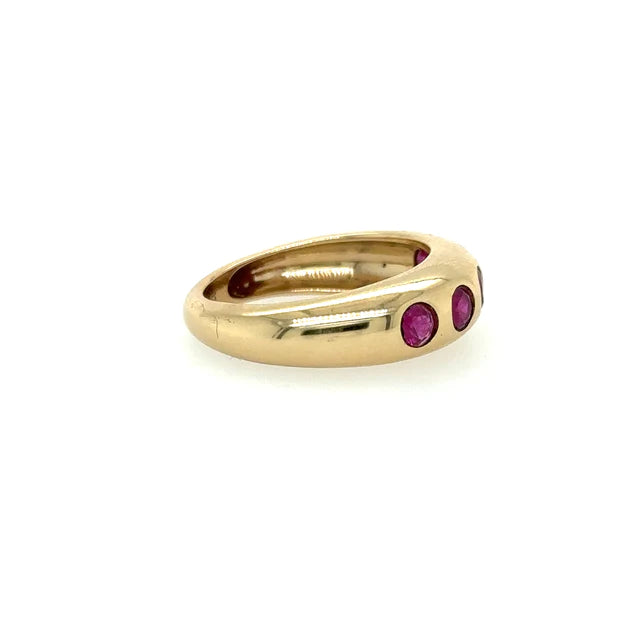 14kt Yellow Gold Ruby Ring