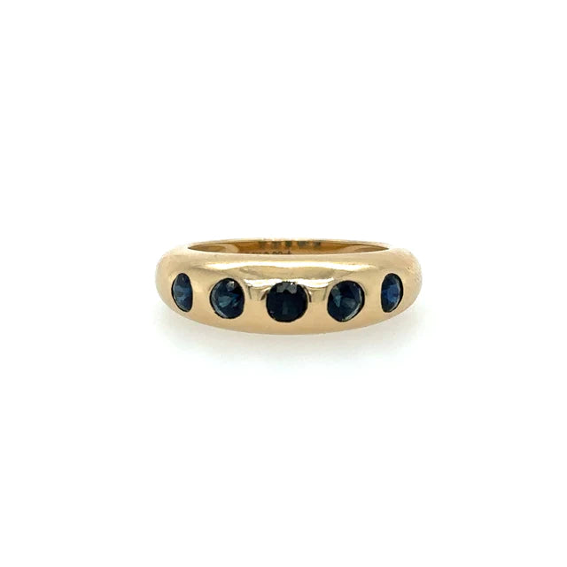 14kt Yellow Gold Sapphire Ring