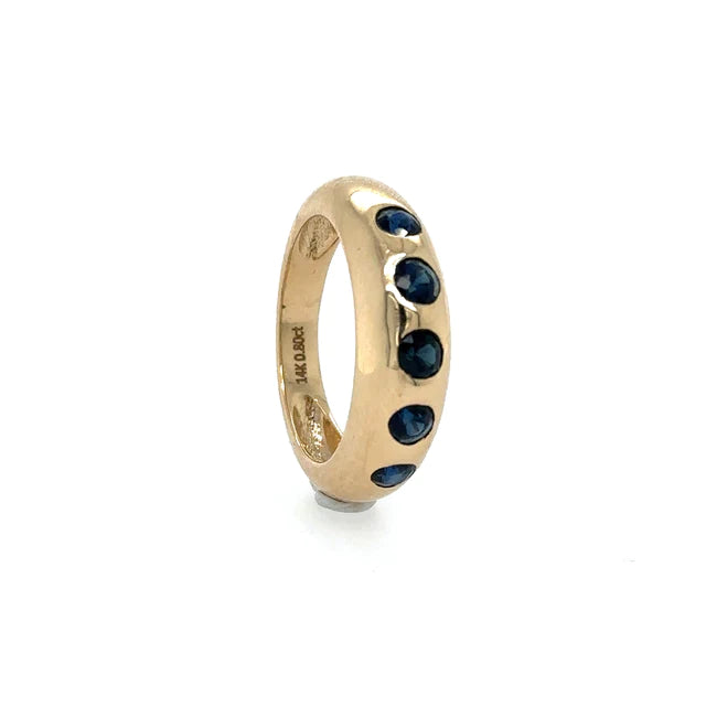 14kt Yellow Gold Sapphire Ring