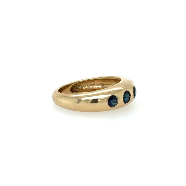 14kt Yellow Gold Sapphire Ring