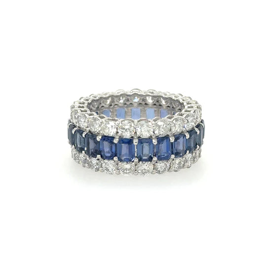 Sapphire Diamond Ring