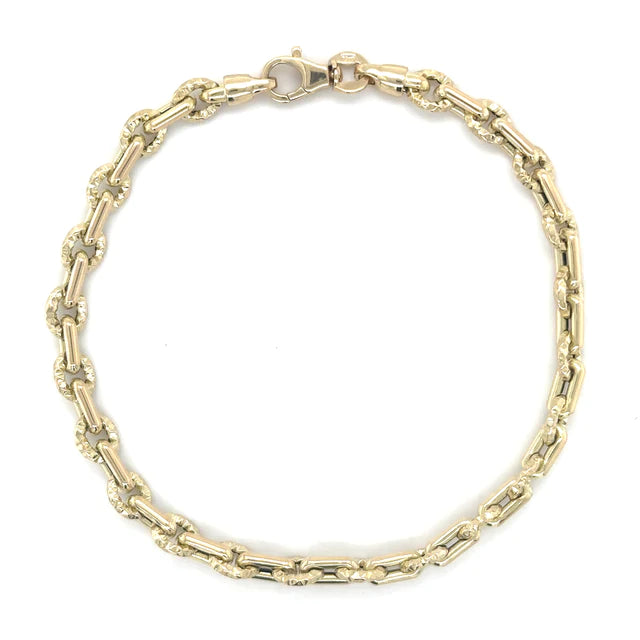 14kt Yellow Gold Bracelet 7.5"