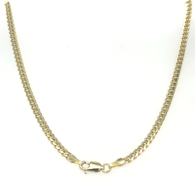14kt Yellow Gold Cuban Necklace 16"