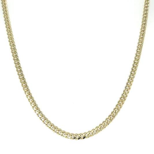14kt Yellow Gold Cuban Necklace 18"