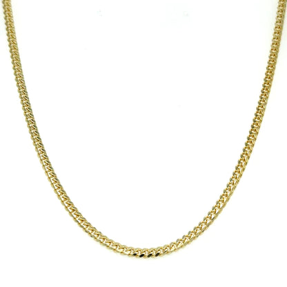 14kt Yellow Gold Cuban Necklace 18"