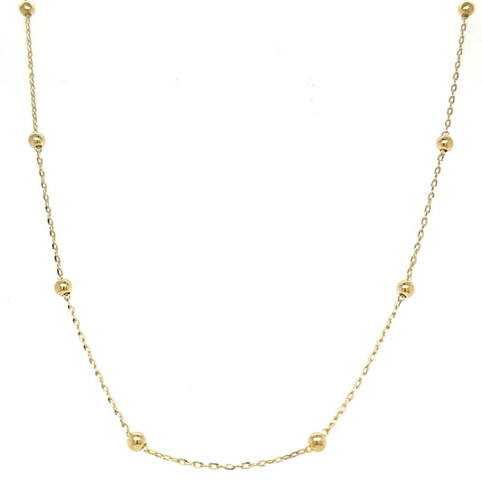 14kt Yellow Gold 18" Necklace