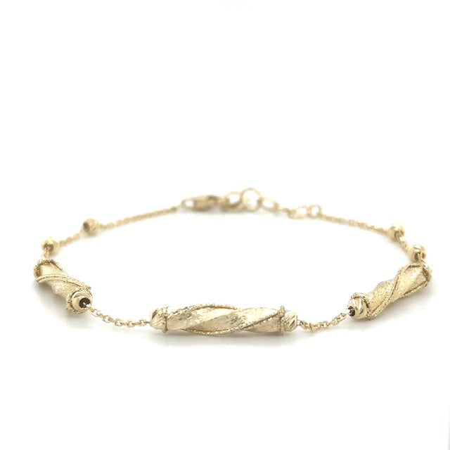 14kt Yellow Gold 7.5" Bracelet