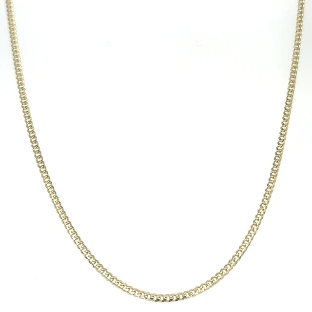 14kt Yellow Gold Cuban Necklace 16"